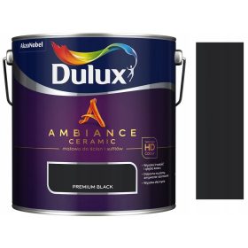  Vopsea de perete ceramica Dulux 2,5 l Premium Black mat
