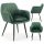  Scaun Halmar, stofa, nuante de verde, 1 buc.