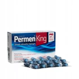   Permen King: Supliment pentru Potență și Erejecție, 30 Tablete + 2 Capsule Horse Men