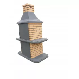  Afumătoare din beton cu funcție grătar + blat