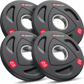    Set de greutati olimpice 4x2.5kg fonta 50mm fonta cauciucata