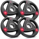  Set greutati olimpice 4x5kg, fonta, 51mm, cauciucate, rezistente