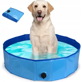  PISCINA UGERA PENTRU CAINI, PLIATA, 80X20 cm