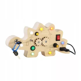    Tabla ocupată Montessori pentru copii mici Se aprinde luminile