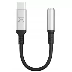  Adaptor audio 3mk USB-C - Jack 3,5 mm tip femela