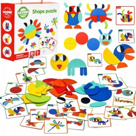 PUZZLE MONTESSORI PUZZLE LOGIC DE LEMN