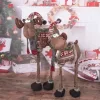 Renul de Crăciun Springos CA0107 cu înălțimea de 84–124 cm