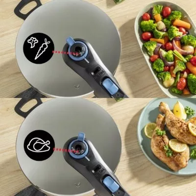 Oală sub presiune Tefal Secure Trendy P2584401 8 l
