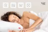Două perne Softimi 50 × 70 cm cu umplutură de silicon
