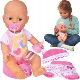    New Born Baby Papusa Simba Papusa NBB - Bebelus cu haine 30 cm