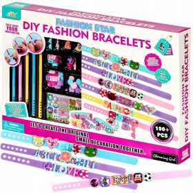  KIT PENTRU REALIZARE BRATĂRI LITERE 190 ELEMENTE.