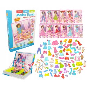  Puzzle magnetic Rochie de damă la modă 72 în 1