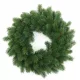  Coroană artificială din PE verde, 40 cm