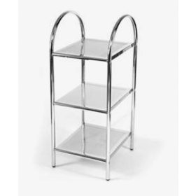  Raft baie Bisk, nuante de maro, 28 x 49 x 70 cm