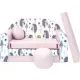  Canapea Welox SWM 98 x 170 cm, catifea roz