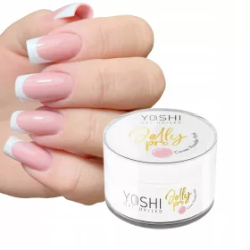    YOSHI JELLY PRO GEL DE CONSTRUIRE PENTRU EXTENSIUNEA UNGHII PUDRĂ ROZ 15g