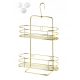  Raft de baie suspendat auriu 25x9,5xh33cm