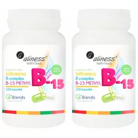   Complex de Vitamine B Aliness B-15 Methyl, 200 Capsule, Metabolism și Energie