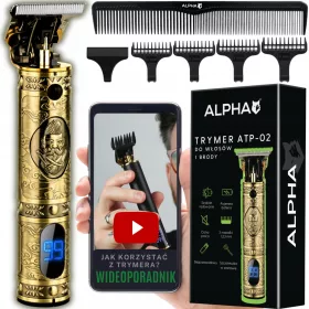    Mașină de tuns și bărbierit părul și capul - Trimmer Alpha pentru barbă