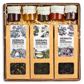  Set CADOU de ceaiuri vrac cu gemuri NATURALE