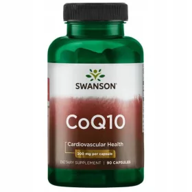   Swanson Coenzima Q10 200 mg, 90 Capsule - Antioxidant, Încetinește Îmbătrânirea