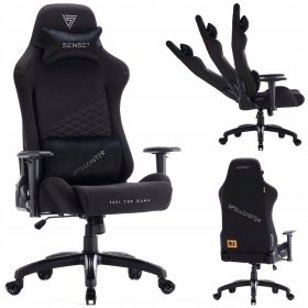    Scaun de gaming Sense7 Spellcaster Senshi Edition XL, material negru