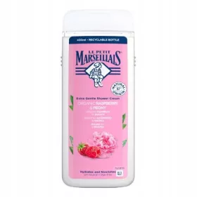    Le Petit Marseillais Gel de duș cremos cu bujor și zmeură 400 ml