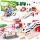  Tren din lemn Kinderplay, tren cu baterie