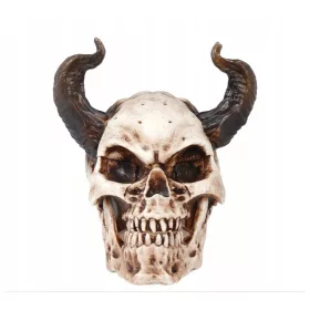  Decor Halloween Craniu cu coarne 20cm