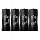  Set geluri de dus pentru barbati Axe Black 4x400 ml