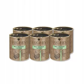    Hrana pentru caini Luger's carne de vita de curcan 12 x 800 g