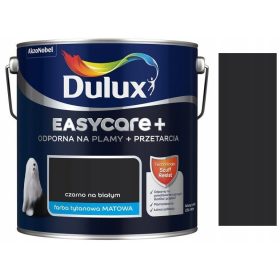  Vopsea perete latex Dulux 2,5 l Negru pe alb mat