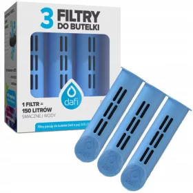    Filtru pentru sticla Dafi D.BUT.WK.DAR.FARA CAP.3PACK.ALBASTRU 3 buc.
