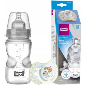  Biberon LOVI 250ml cu tetina 6m+ 0121