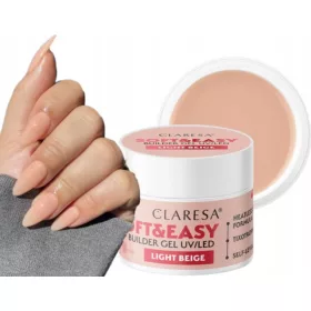    GEL DE UNGHIE CLARESA SOFT&EASY BUILDING CU THixotropie BEJ DESCHIS 90G