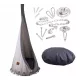  Scaun suspendat GREY COCOON SET PERNE LEAGAN CUUB DE BARZA XXL