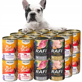  RAFI PETSTORY Mix de arome 70% carne SET 24x400g