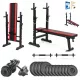  SAPPHIRE GYM 36kg culturism SET BANCĂ bare GREUTĂȚI gantere