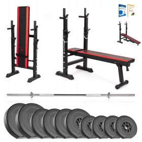    SAPPHIRE GYM 46kg culturism SET BANCA MREARU GREUTĂȚI mreană