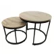  Masuta de cafea Kontrast SK102 rotunda 53 x 53 x 45cm stejar sonoma