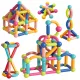  CAMELEON bastoane magnetice blocuri magnetice set blocuri magnetice pentru copii 128 buc.