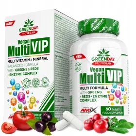  MultiVIP de la GreenDay Amix - Complex de Vitamine Vegane, 60 Tablete