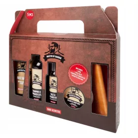    SET CADOU MASTER OF BARBER PENTRU BĂRBAȚI PENTRU ÎNGRIJIREA BARBII VIP 5