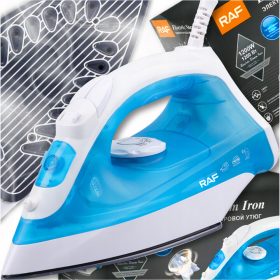    Fier de calcat Memphis, fier de calcat cu abur ceramic anti-picurare, 2200 W