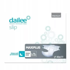  Scutece pentru noapte Dailee Slip Premium Maxi Plus L/XL