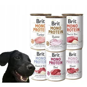  Hrana umeda pentru caini Brit Mono Protein Beef 400 g