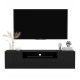  Dulap TV Glamour, dulap TV suspendat, Negru, 150 cm