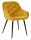  Scaun ExitoDesign, catifea, nuante de galben, 1 buc.