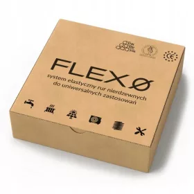 Set FLEXO BOX DN12, 1/2 inch, teava otel inoxidabil 10 m