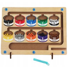    JOC LABIRINTUL DE LEMN, ÎNVĂȚAREA NUMĂRĂTORULUI ȘI CULORILOR